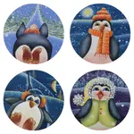 CBP0021 Penguin Fun Pattern Packet provides a winter themed quick project for all levels of painters featuring 4 different designs.