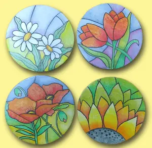 Stained Glass Coaster Packet