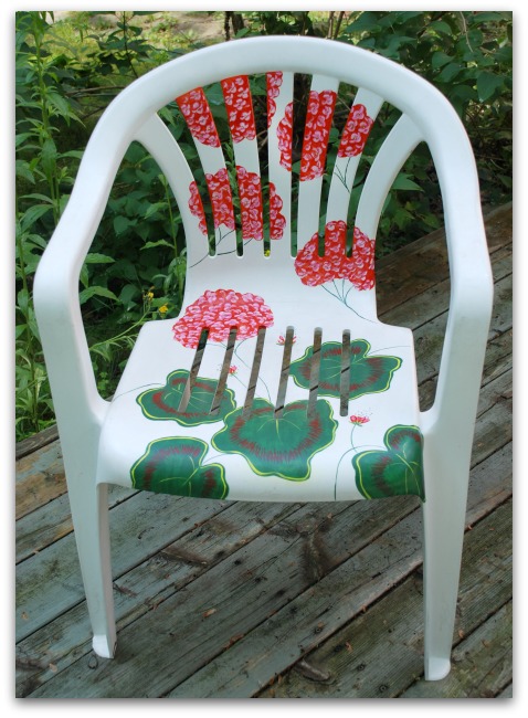 Paint patio furniture for a fresh inexpensive makeover