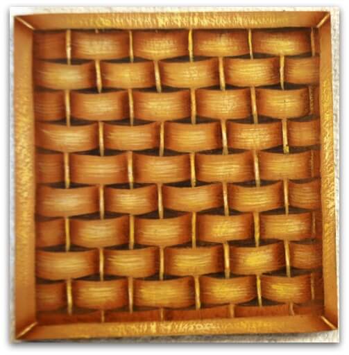 A painting basket weave pattern for you.