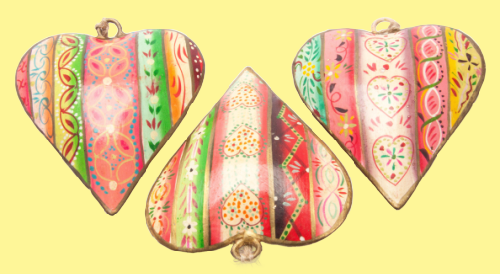 Galvanized Metal Ornaments