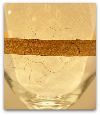 easy hand painted wine glasses with love