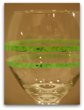 Remove the middle two rows of tape.