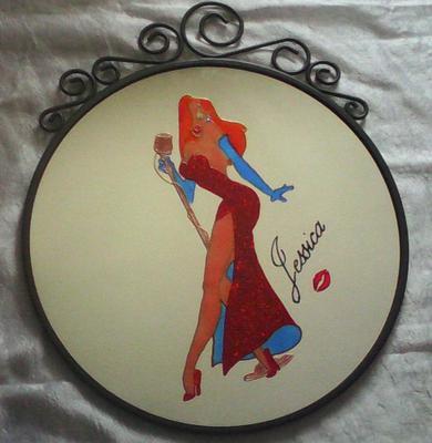 This was originally painted for my boss who is the complete opposite to Jessica 