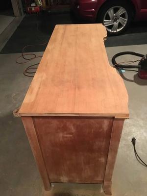 After I sanded it down