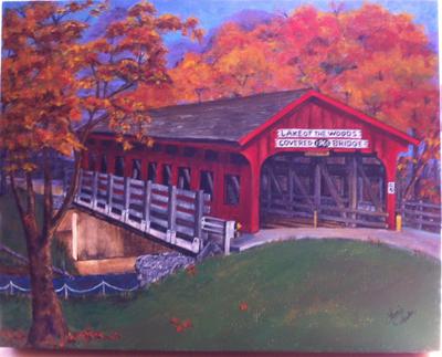 Covered Bridge by Laurie Parker, IL