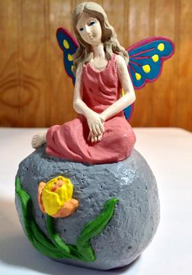 Fairy facing forward