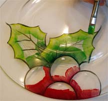 5th step reverse glass painting