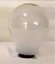 burned out lightbulb - ready for recycling!