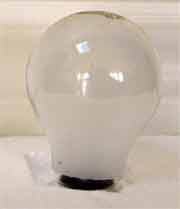 burned out lightbulb - ready for recycling!